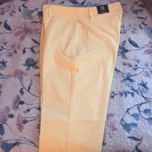 Lands End Lemon Chill Mid Rise Pant 🍋